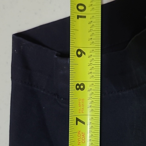 Chaps men's flat front navy blue shorts with embroidered crabs size 36 - Picture 6 of 6